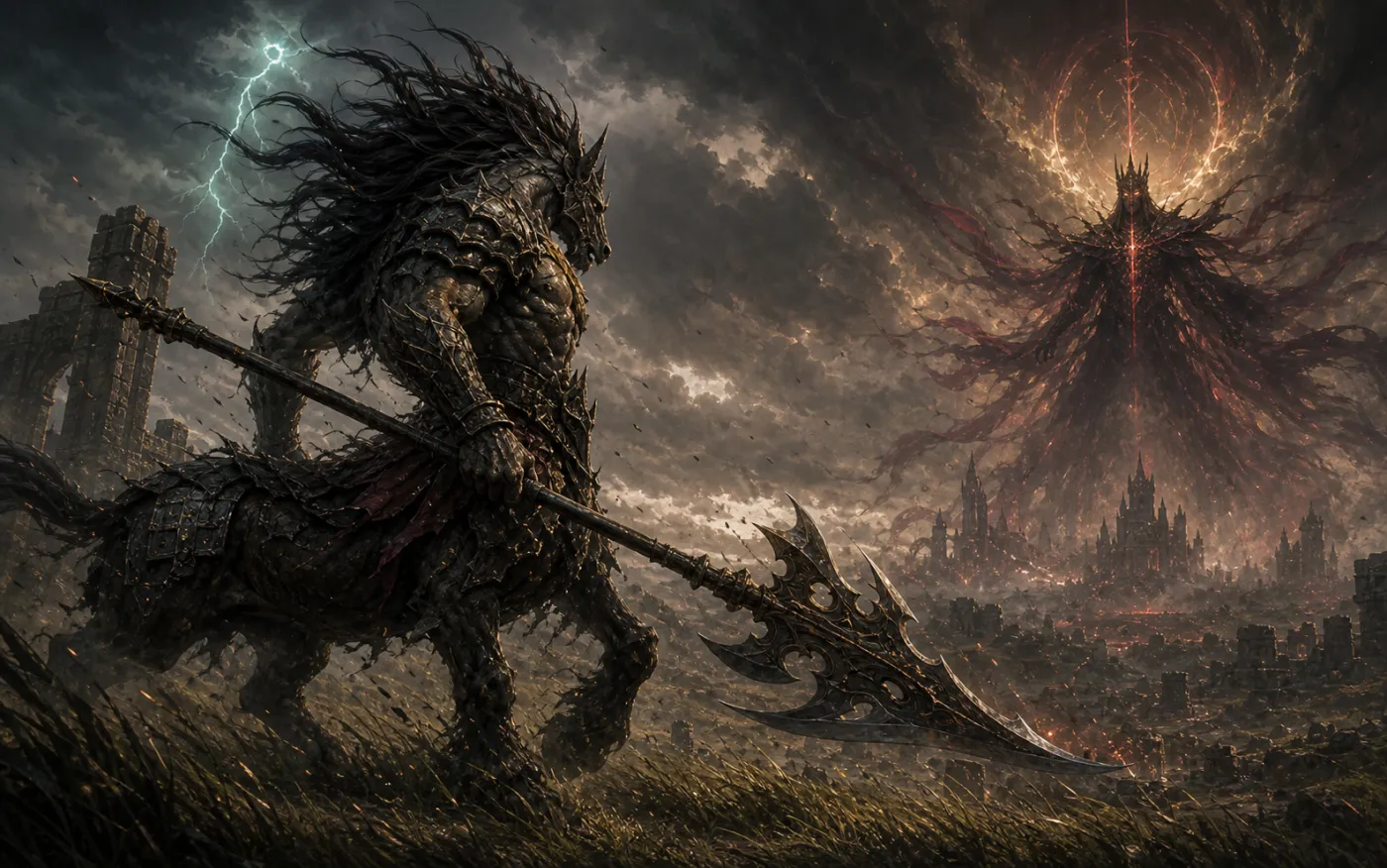 Original Lynel-like elite enemy and a distant shadow lord